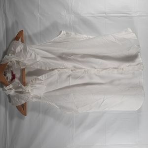 SUNNY LEIGH WOMAN WHITE Sleeveless  blouse Sz 0X, NWOT